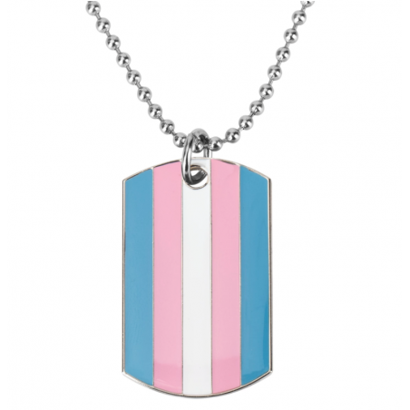 Necklace transgender plate