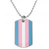 Necklace transgender plate