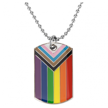 Collier plaque LGBTQIA+