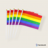 Petit drapeau LGBT x5