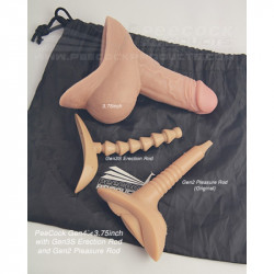 Peecock Gen4X - 9.5 cm - Protesis 4 en 1 + Kit diversión