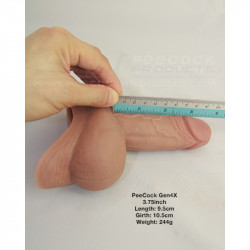 Peecock Gen4X - 9.5 cm - Protesis 4 en 1 + Kit diversión