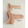 Peecock Gen4X - 9,5 cm - Prothèse 4 en 1 + Kit plaisir