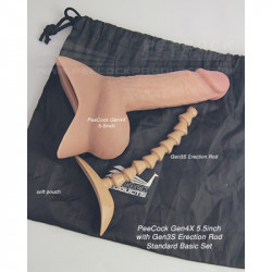 Peecock Gen4X - 14,5 cm - Protesis 4 en 1 + Kit divertido