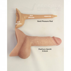 Peecock Gen4X - 14,5 cm - Protesis 4 en 1 + Kit divertido