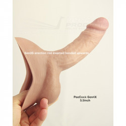 Peecock Gen4X - 14,5 cm - Protesis 4 en 1 + Kit divertido