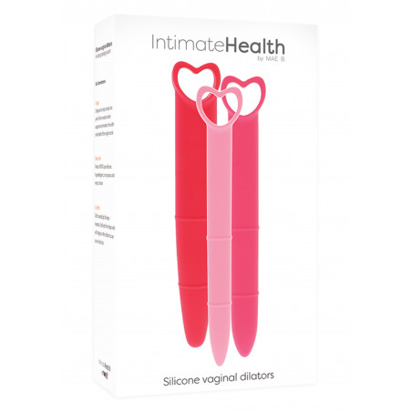 Diladores vaginales en silicona 3pcs