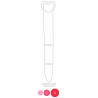 Diladores vaginales en silicona 3pcs