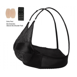 Soutien-gorge à poche Noir