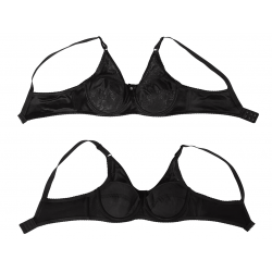 Soutien-gorge à poche Noir