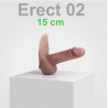 Prosthesis Emisil - 02 Erect - 15 cm - Boner