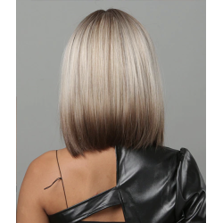 Perruque blondes à brunes ombré