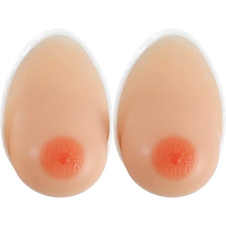 Falsos pechos de gota autoadhesiva A en silicona