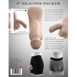 Pénis flexible Packer Light - Gender X