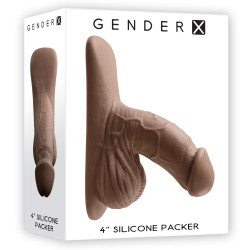 Pénis flexible Packer Dark - Gender X