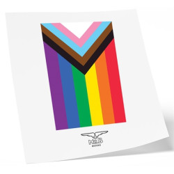 Tatouage éphémère Pride flag 10 x 10cm