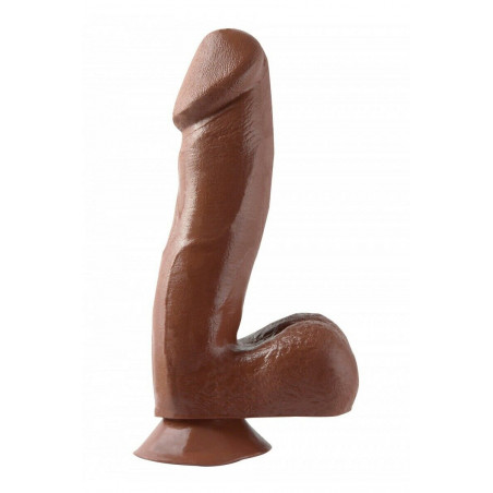 Gode Latino réaliste Basix rubber - 15 cm