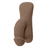 Pénis Packer TPE - Marron foncé - Gender X