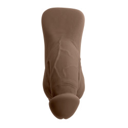 Pénis Packer TPE - Marron foncé - Gender X