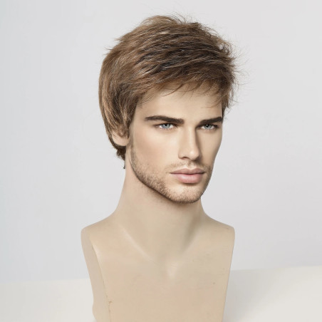 Short dark brown wig