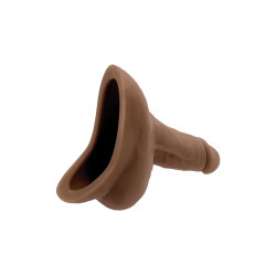 Prothèse STP Gender X TPE - Marron Foncé