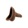 Prothèse STP Gender X TPE - Marron Foncé
