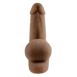 Prothèse STP Gender X TPE - Marron Foncé