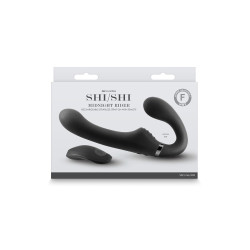 Prothèse double strap-on Shishi midnight