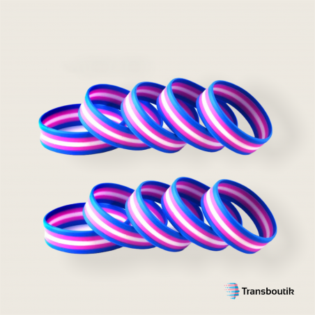 Bracelets en Silicone Transgenre  x2