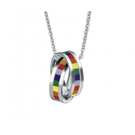 Collier arlequin LGBT
